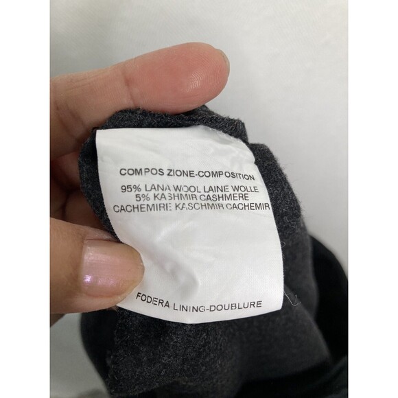 Yves Saint Laurent YSL Womens Wool Cashmere Gray Trouser Dress Pants Size 4 - Picture 8 of 10
